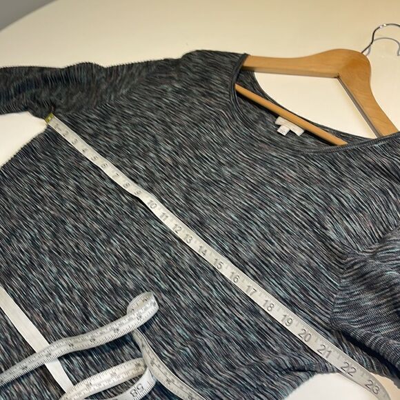 Aritzia Wilfred Blanchard Linen Blend Sweater Grey/Blue blend - Picture 8 of 10